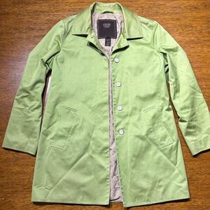 Coach Vintage Green Trench Coat